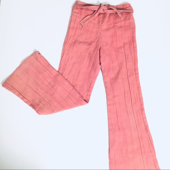 Vintage Other - Vintage peach bell bottom pants